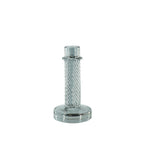 Candle holder - Glass - Smokey - 8x15cm