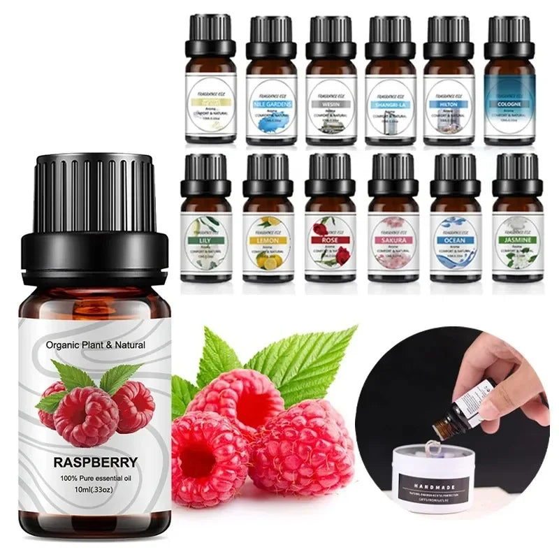 10Ml Essential Oil Fruit Flavor Natural Plant Making Diffuser